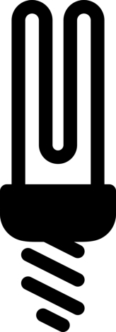 Modern Light Bulb Contour Svg Vector, Free Vectors File